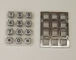 vandal proof 12 keys industrial metal keypad for security access control made for Taiwan market supplier