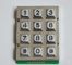 door security industrial phone keypad with 12 metal key and white backlit supplier
